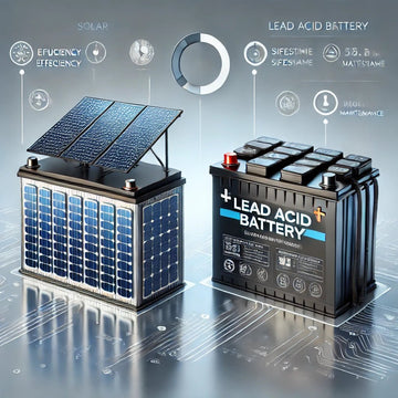 Comparing Solar Battery vs Lead Acid Battery - Solar Charging Battery